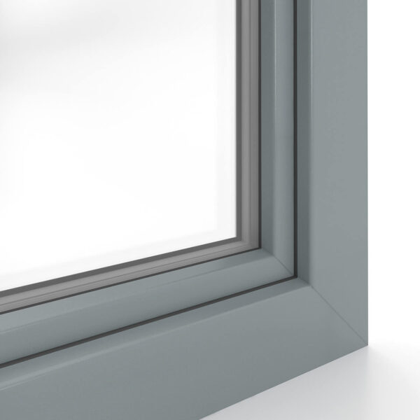 Balkónové dvere dvojkrídlové 2200x2250 O+OS bez stĺpika ALUPLAST - Image 2