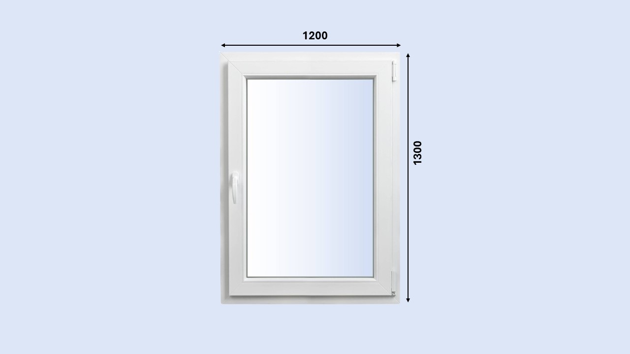 Plastové okno 1200x1300 OS pravé AVANTGARDE